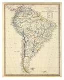 South America, c.1842 Pósters South America, c.1842 Pósters
