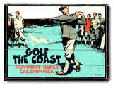 Golf the Coast Wood Sign
