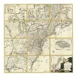 Composite: Colonie Unite dell' America Settentrle, c.1778 Posters par Antonio Zatta