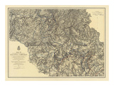 Civil War Military Operations of the Atlanta Campaign, c.1876 Poster