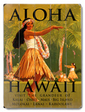 Aloha Hawaii Wood Sign
