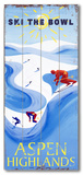 Ski the Bowl Wood Sign
