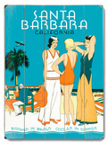 Santa Barbara California Wood Sign