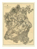 Civil War Map: Appomattox Court House, c.1869 Prints
