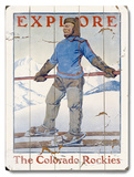 Explore Wood Sign