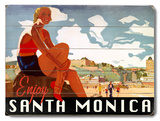 Visit Santa Monica Wood Sign