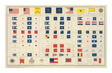 Civil War: Flags, Badges, c.1895 Pósters
