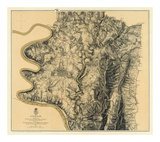 Civil War Map: Antietam, c.1869 Prints