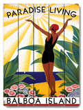 Paradise Living Wood Sign