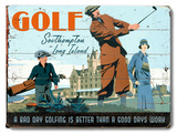 Golf Southampton Wood Sign