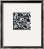 Relativity Poster by M. C. Escher