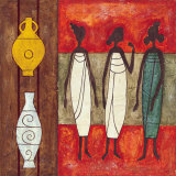 Three Housewifes Lámina por Jerome Obote