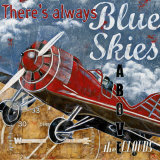 Blue Skies Print by Maria Donovan