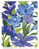 Periwinkle Border Beauty Print by Martha Collins