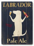 Labrador Pale Ale Placa de madeira