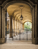 Courtyard Colonnade Posters by Kenneth Gregg