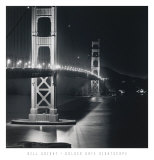 Golden Gate Nightscape Poster by Bill Voight
