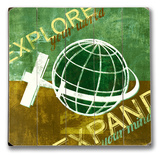 Explore Your World Wood Sign