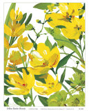 Yellow Border Beauty Prints by Martha Collins