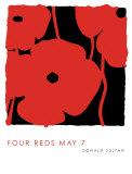 Four Reds, May 7 2009 Art par Donald Sultan