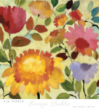 Orange Dahlia Art by Kim Parker