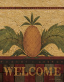 Piña de bienvenida Póster por Warren Kimble Piña de bienvenida Póster por Warren Kimble