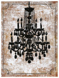 Vintage Chandelier II Poster por Lisa Ven Vertloh Vintage Chandelier II Poster por Lisa Ven Vertloh