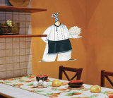 Pasta Bistro Chef Wall Decal