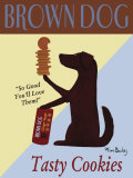 Brown Dog Cookies Pósters por Ken Bailey Brown Dog Cookies Pósters por Ken Bailey