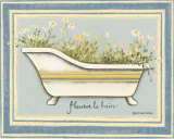Fleurir le Bain Prints by Lynne Andrews