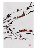 Bamboo Chorus Giclée-tryk af Jenny Tsang Bamboo Chorus Giclée-tryk af Jenny Tsang