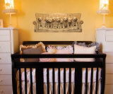 Golden Puppy Line Up Wall Decal