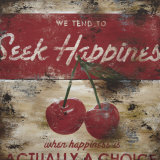 Seek Happiness Poster di Rodney White Seek Happiness Poster di Rodney White