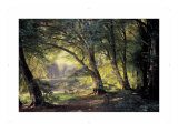 The Deer Park Giclée-Druck von Carl Frederic Aagaard