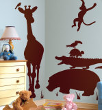 Animal Silhouettes-Brown Mode (wallstickers)