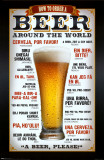 Beer - Order Around The World Posters