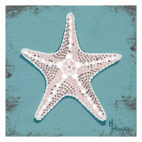 Distressed Seashells: Starfish I Prints by Melody Hogan