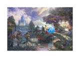 Cenicienta pide un deseo en un sueño (Cinderella Wishes Upon a Dream) Edición limitada por Thomas Kinkade