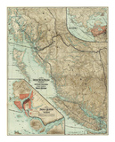 Map of the Grand Trunk Pacific Railway In British Columbia, c.1910 Art