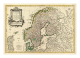 Suede, Danemarck et Norwege, c.1762 Prints by Jean Janvier