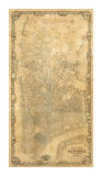 City of New York Extending Northward to 50th St., c.1852 Prints by Matthew Dripps