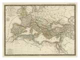 Empire Romain sous Constantin, c.1822 Kunst av Adrien Hubert Brue