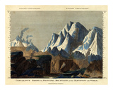 Comparative Height of the Principal Mountains in the World, c.1823 Pósters por Fielding Lucas