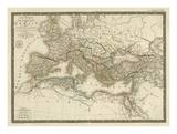 Empire Romain sous Constantin, c.1822 Prints by Adrien Hubert Brue Empire Romain sous Constantin, c.1822 Prints by Adrien Hubert Brue