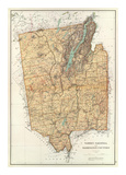 New York: Warren, Saratoga, Washington Counties, c.1895 Prints by Joseph Rudolf Bien