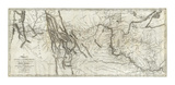 Map of Lewis and Clark's Track, Across the Western Portion of North America, c.1814 Affiches par Lewis & Clark 