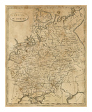 Russia in Europe, c.1812 Posters by Aaron Arrowsmith