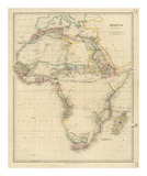 Africa, c.1834 Kunstdrucke von John Arrowsmith