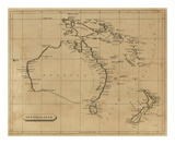 Australasia, c.1812 Posters by Aaron Arrowsmith