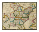 United States, c.1833 Prints by David H. Burr